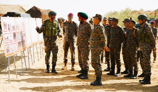 Lt Gen Manjinder Singh Assesses Operational Readiness of Bhairav Strike Force and Ranbankura Division