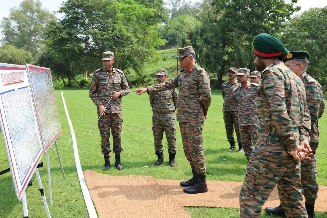 White Knight Corps GOC Reviews Operational Readiness of White Knight Sappers