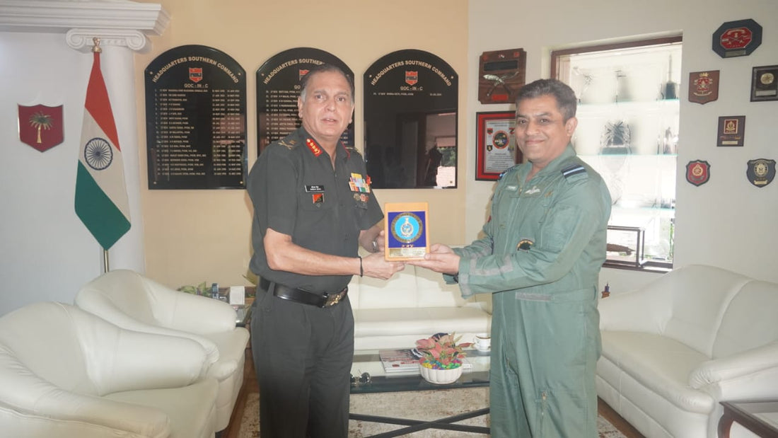 Air Marshal Kapoor Evaluates Command Readiness at SWAC Gandhinagar Headquarters