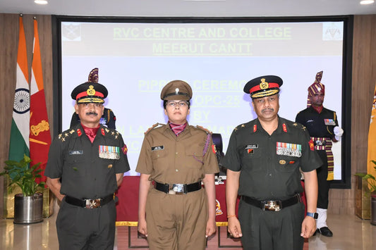 RVC Centre and College Concludes NCC Pre-Commission Course, Commissions CTOs as Lieutenant (ANO)
