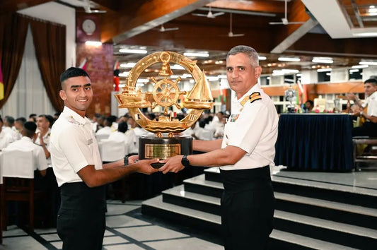 Cheetah Squadron Honored at Indian Naval Academy for Winning Inter Squadron ROR Quiz at Guest Night