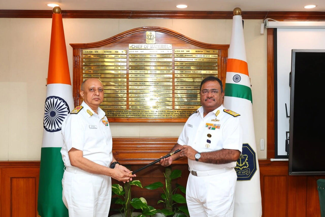 Vice Admiral B. Sivakumar Takes Over as Indian Navy's 40th Chief of Materiel