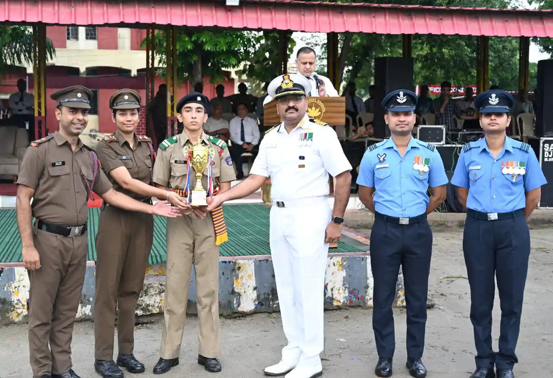 Sainik School Nagrota Marks 57th Raising Day with Patriotic Celebrations and Cadet Displays
