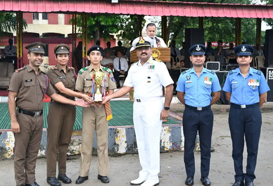 Sainik School Nagrota Marks 57th Raising Day with Patriotic Celebrations and Cadet Displays