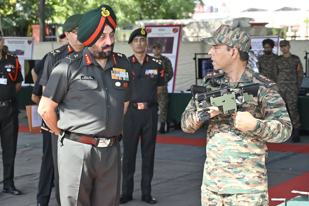 Lt Gen Singh Reviews India's Advancements in Defence Tech at Sapta ...