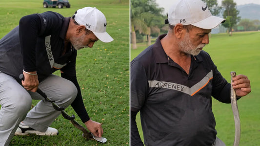 Army Veteran's Poised Cobra Encounter at Chandigarh Golf Club Goes Viral