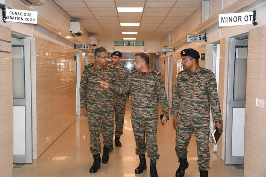 Lt Gen Balakrishnan Jayan Evaluates Dental Services and Readiness at Northern Command Dental Centre