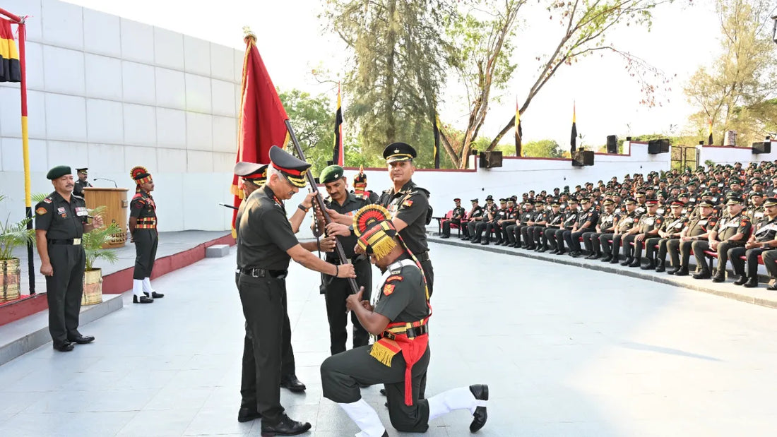 Lt Gen PS Shekhawat Reviews Training and Opens Atal Tinkering Lab at Mechanised Infantry Centre