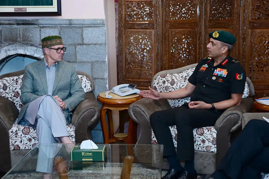 Lt Gen Virendra Vats Engages with J&K CM Omar Abdullah to Enhance NCC Initiatives