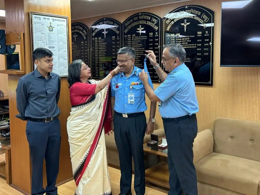 Promotion of Air Marshal Kaushik Chatterjee to Three-Star Rank Celebrated by Armed Forces Medical Services