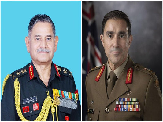 Australian Army Chief Visits India, Renewing US Training Ties with Indian Army Head