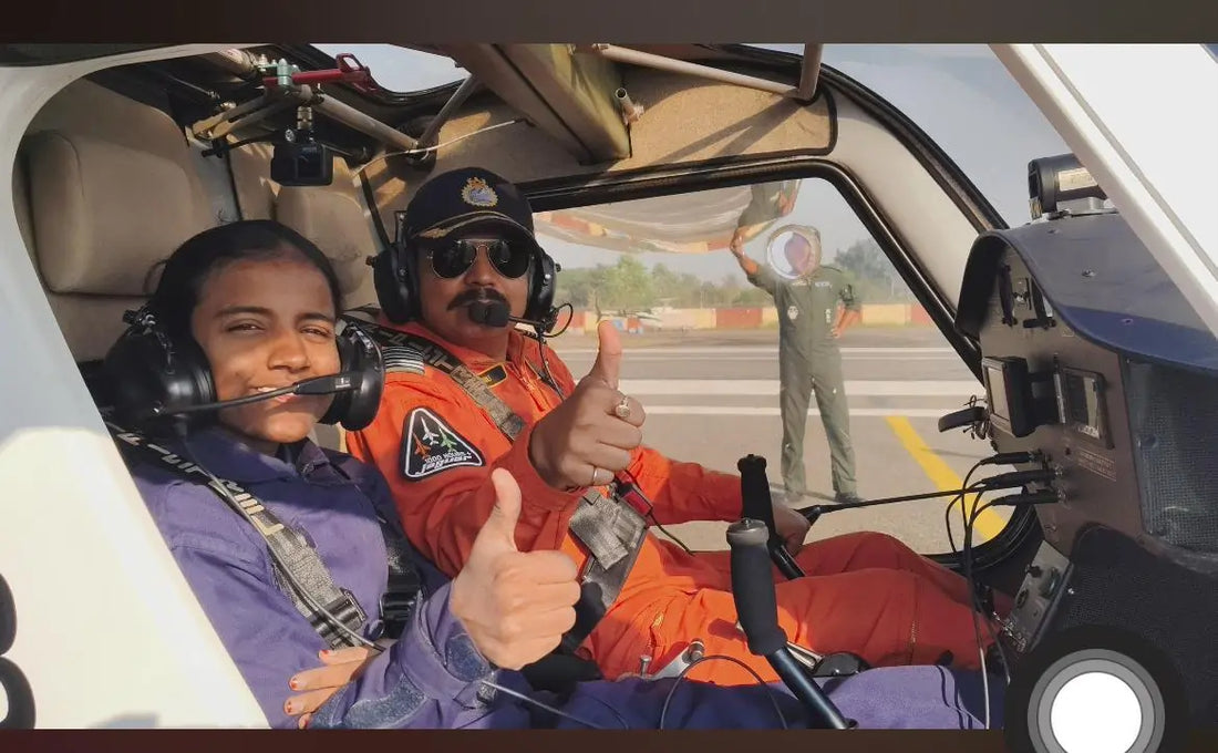 AIIMS Raipur NCC Cadets Deepika Palla and Shreya Jahnvi Complete Milestone Flying Training