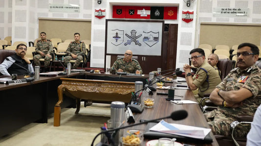 Lt Gen Pratik Sharma Leads High-Level Security Review at Nagrota, Emphasizes Enhanced Inter-Agency Collaboration