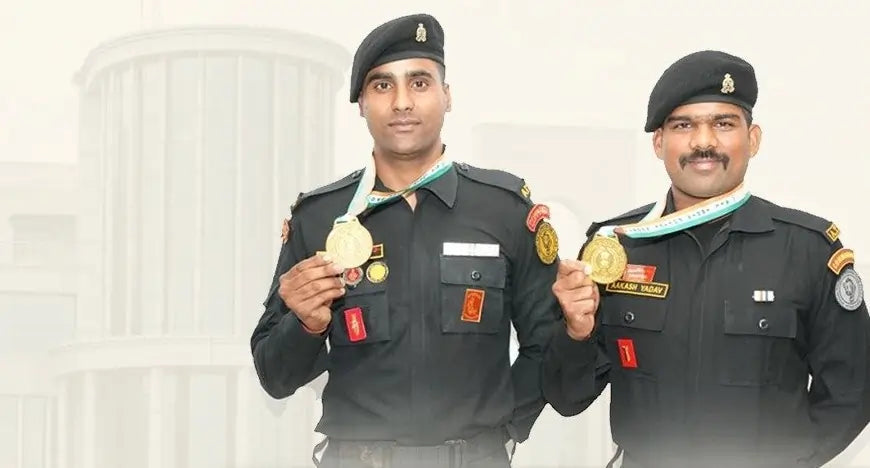 UP ATS Commandos Akash Yadav and Rakesh Kumar Secure Gold in National Sniper Competition