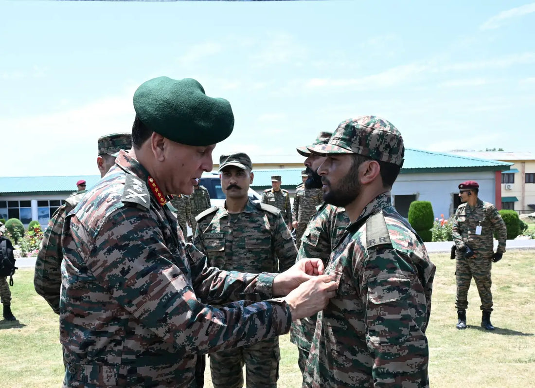 General Dhiraj Seth Evaluates Security and Combat Readiness in Jammu and Kashmir's Chinar Corps