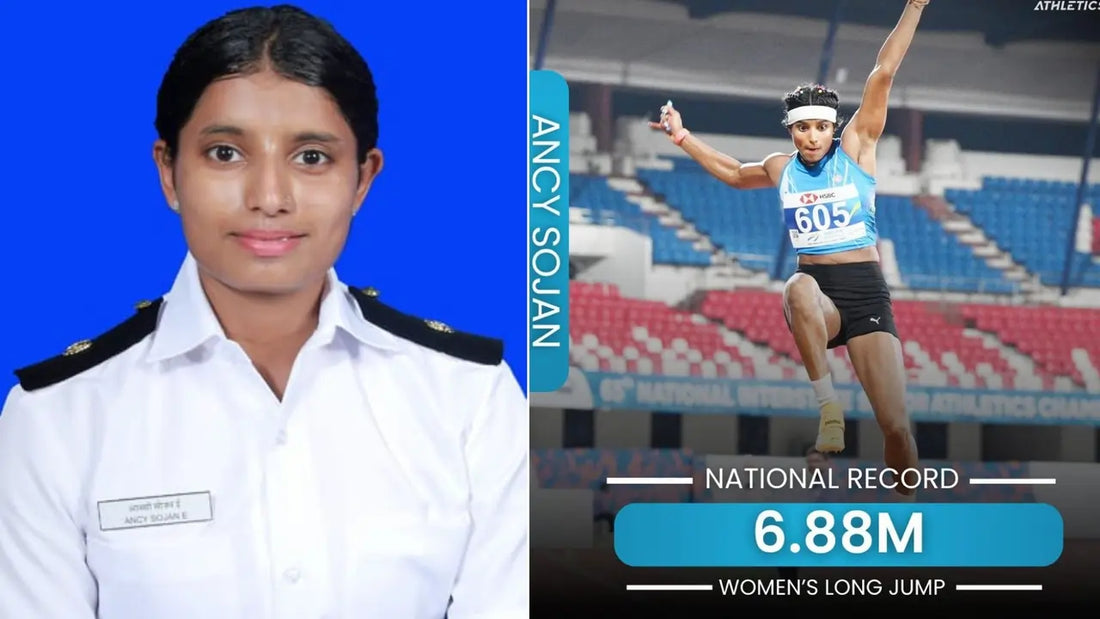 Ancy Sojan Sets New National Long Jump Record at Inter-State Championships
