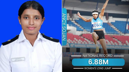 Ancy Sojan Sets New National Long Jump Record at Inter-State Championships