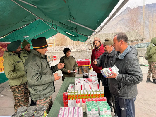 Indian Army Hosts Successful Veterinary Camp in Nubra Valley