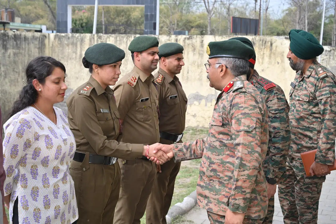 Brigadier Arun Bhardwaj Visits Ropar, Encourages NCC Cadets to Strive for Discipline and Excellence