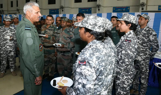Air Marshal Surat Singh Inspects Operational Readiness at Tezpur Air Force Station