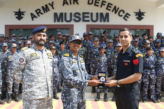 Indian Navy and Coast Guard Trainees Explore Army Air Defence Centre for Enhanced Tri-Service Collaboration