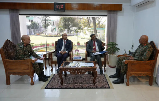 Lt Gen Pratik Sharma Discusses Northern Command Modernisation with Indian Defence Industry