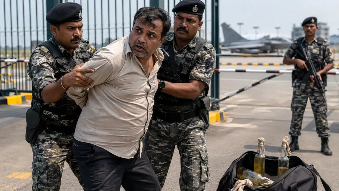 Assistant Professor Detained for Attempted Petrol Bomb Incident Near Gwalior Air Force Station