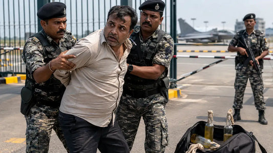 Assistant Professor Detained for Attempted Petrol Bomb Incident Near Gwalior Air Force Station