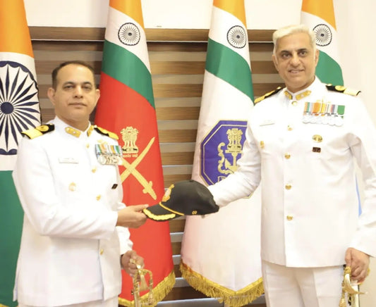 Commodore Paramjit Singh Takes Command at INS Hamla, Enhancing Indian Navy's Logistics Training
