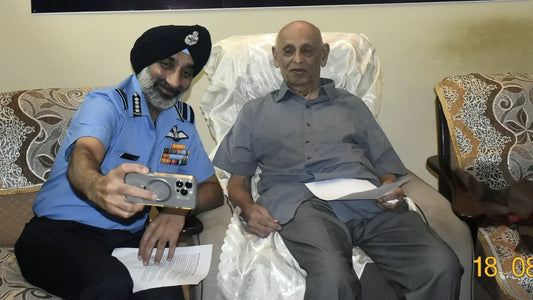 IAF Celebrates 100th Birthday of Wing Commander Kurien Verghese, Commissioned on Republic Day 1950