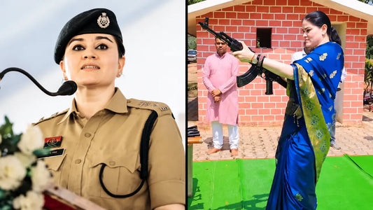 Chhattisgarh Police Issues Show-Cause Notice to Rajnandgaon SP Ankita Sharma Over Viral AK-47 Firing Video