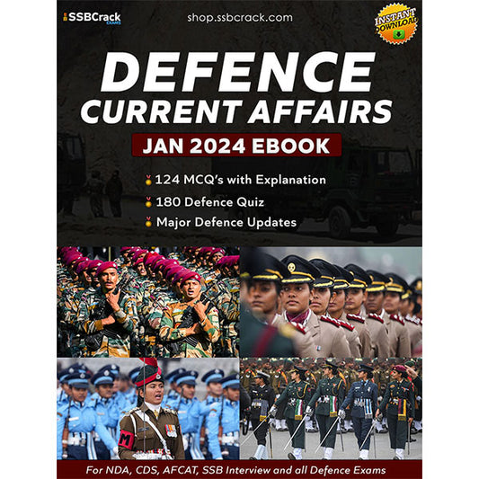 Defence Current Affairs January 2024 eBook [300+ Questions Included]