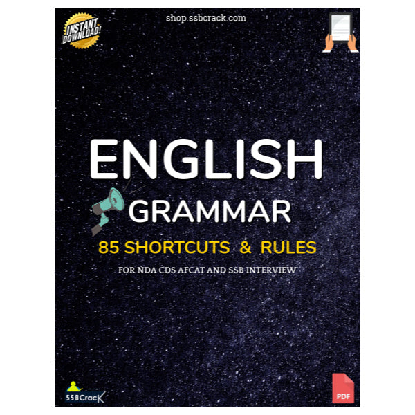 85 English Grammar Shortcuts and Rules For CDS AFCAT NDA