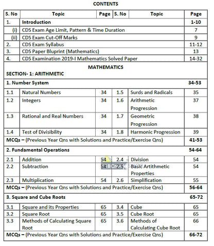 CDS Exam Maths eBook [1000+ Solved Questions]