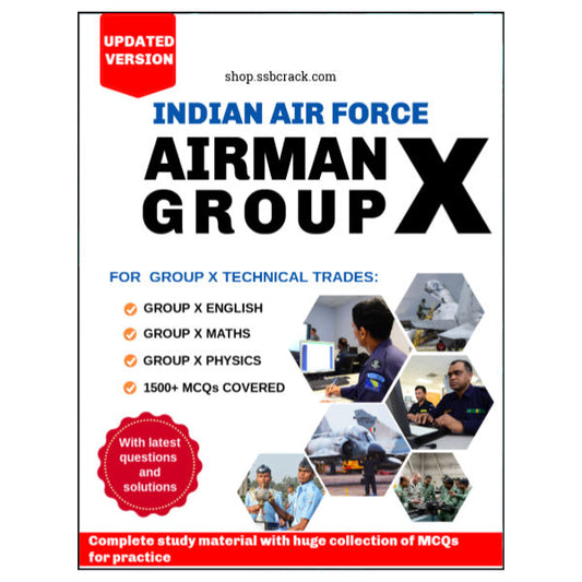 Indian Air Force Airmen Group 'X' (Technical Trades) eBook [1500+ Questions Included]