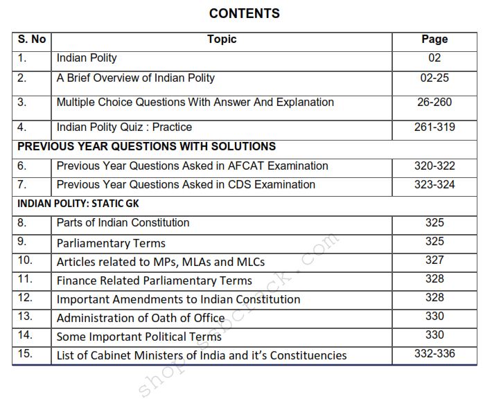 Indian Polity eBook [1500+ MCQs Covered]