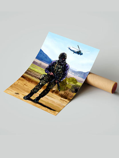 MARCOS Marine Commando Poster