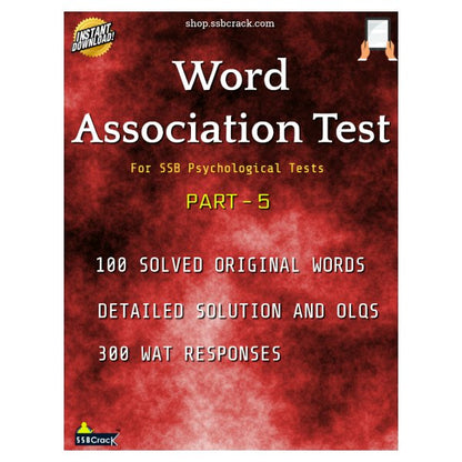 Word Association Test Solved Part 5 eBook