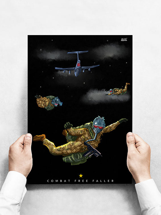 Combat Free Faller Poster