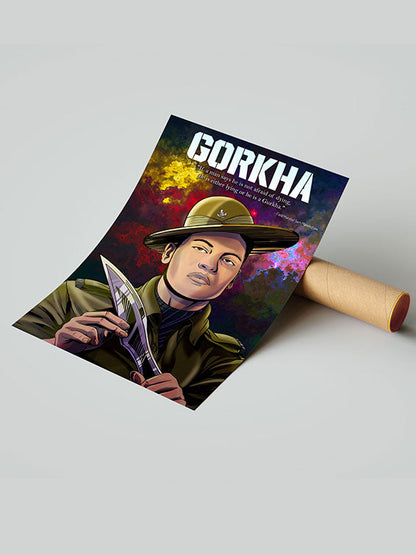 Indian Army Gorkha Poster