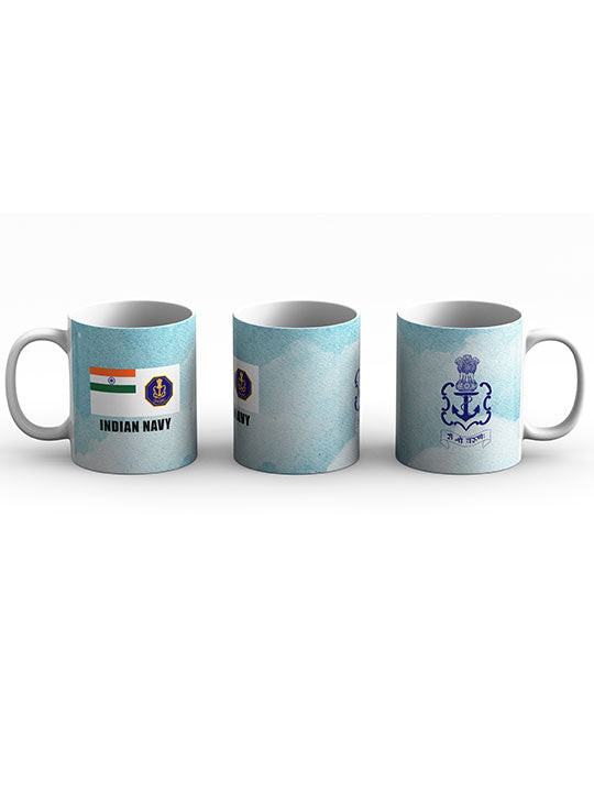 Indian Navy Coffee Mug (New Ensign)