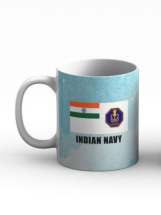 Indian Navy Coffee Mug (New Ensign)