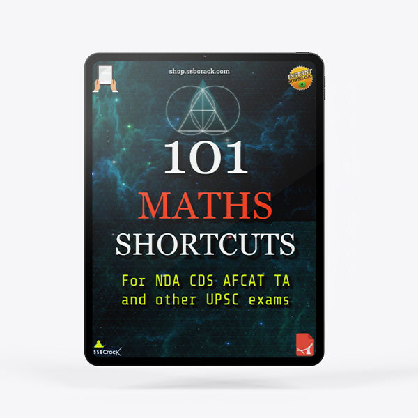 101 Maths Shortcuts for AFCAT NDA CDS TA UPSC