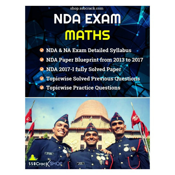 NDA Exam Maths eBook [1000+ Solved Questions]