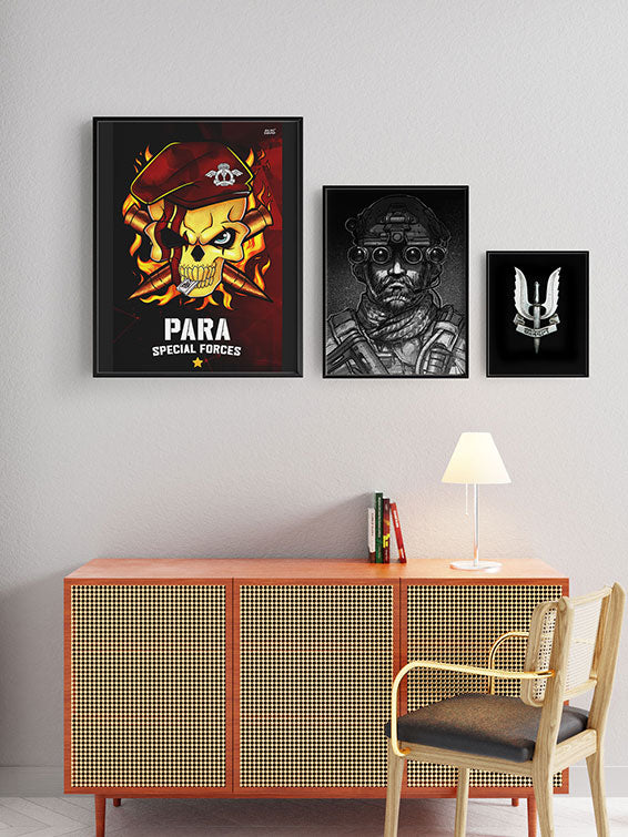 PARA SF Skull Poster