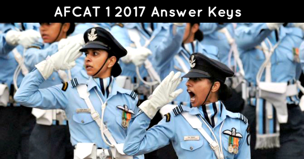 AFCAT 1 2017 Answer Keys