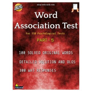 Word Association Test WAT eBook SSBCrack