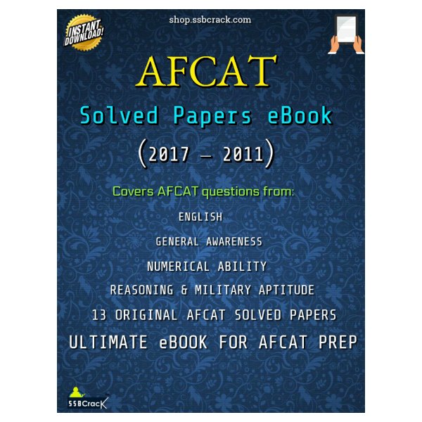 AFCAT Solved Papers eBook SSBCrack